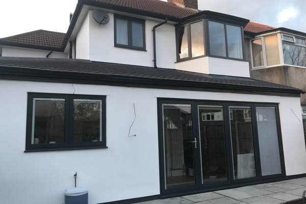 Twickenham, London - Panoramic Doors, Integral Blinds, Aluminium Windows